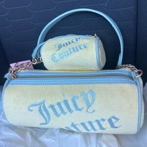 Juicy Couture yellow barrel bag